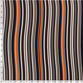 VISCOSE POPLIN PRINT STRIPES
