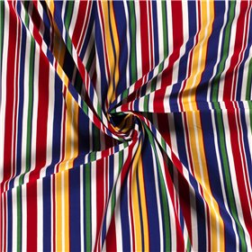 VISCOSE POPLIN PRINT STRIPES