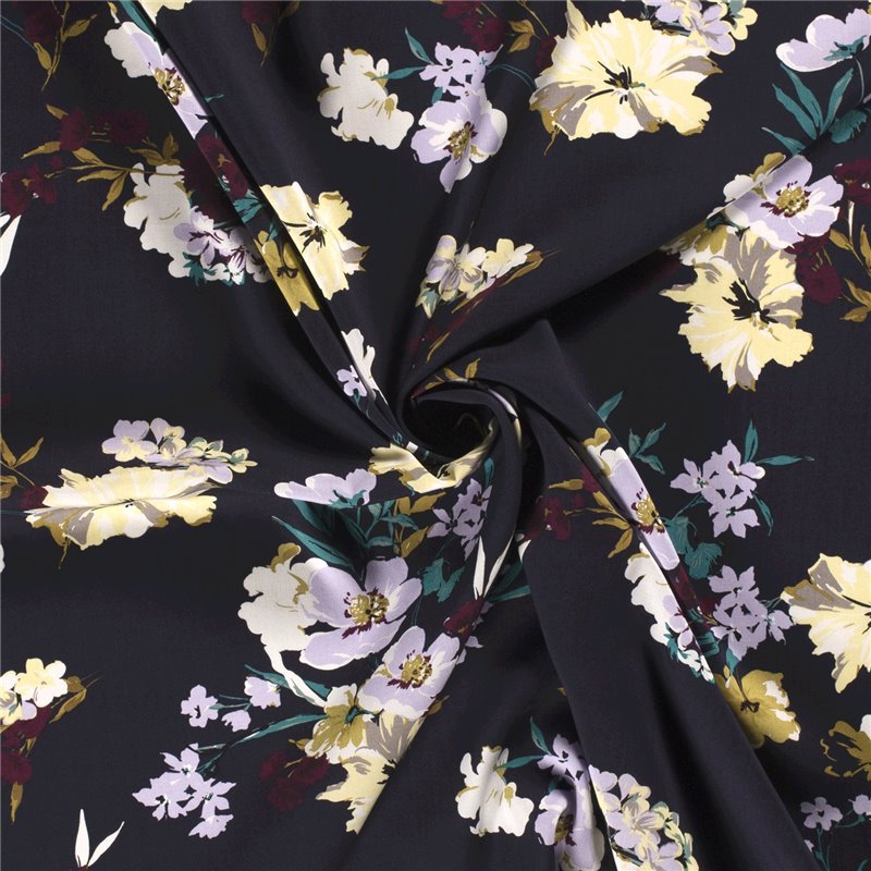 VISCOSE POPLIN PRINT FLOWERS