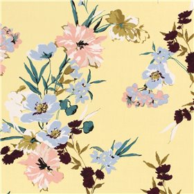 VISCOSE POPLIN PRINT FLOWERS