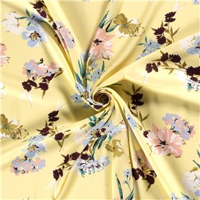 VISCOSE POPLIN PRINT FLOWERS