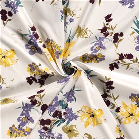 VISCOSE POPLIN PRINT FLOWERS