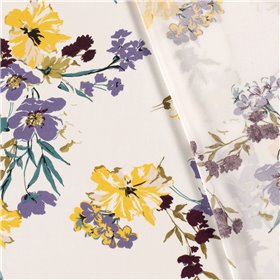 VISCOSE POPLIN PRINT FLOWERS