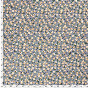 VISCOSE POPLIN PRINT FLOWERS