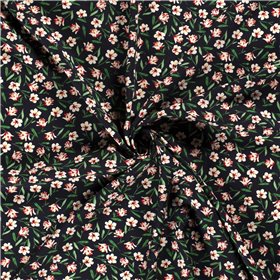 VISCOSE POPLIN PRINT FLOWERS