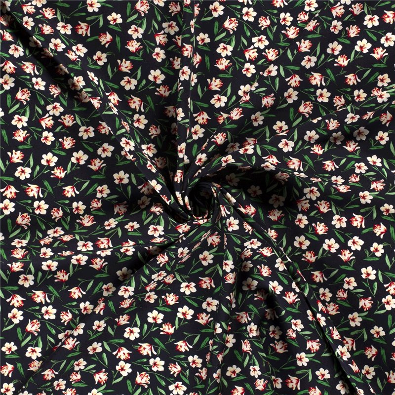 VISCOSE POPLIN PRINT FLOWERS