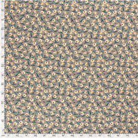 VISCOSE POPLIN PRINT FLOWERS