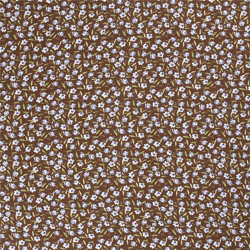 VISCOSE POPLIN PRINT FLOWERS