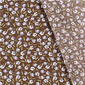 VISCOSE POPLIN PRINT FLOWERS