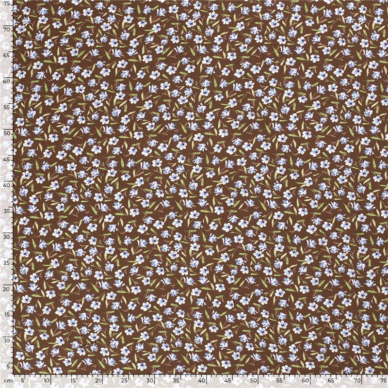 VISCOSE POPLIN PRINT FLOWERS