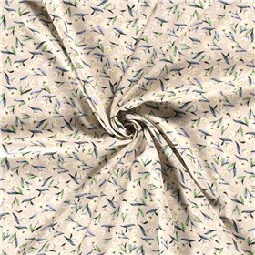 VISCOSE POPLIN PRINT FLOWERS