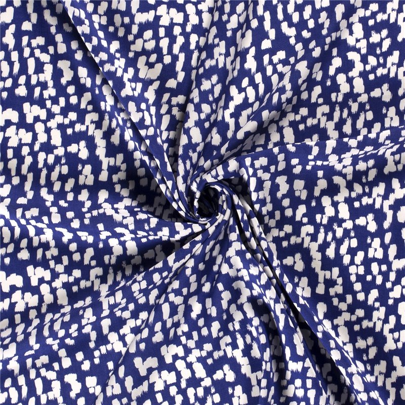 VISCOSE POPLIN PRINT SPOTS