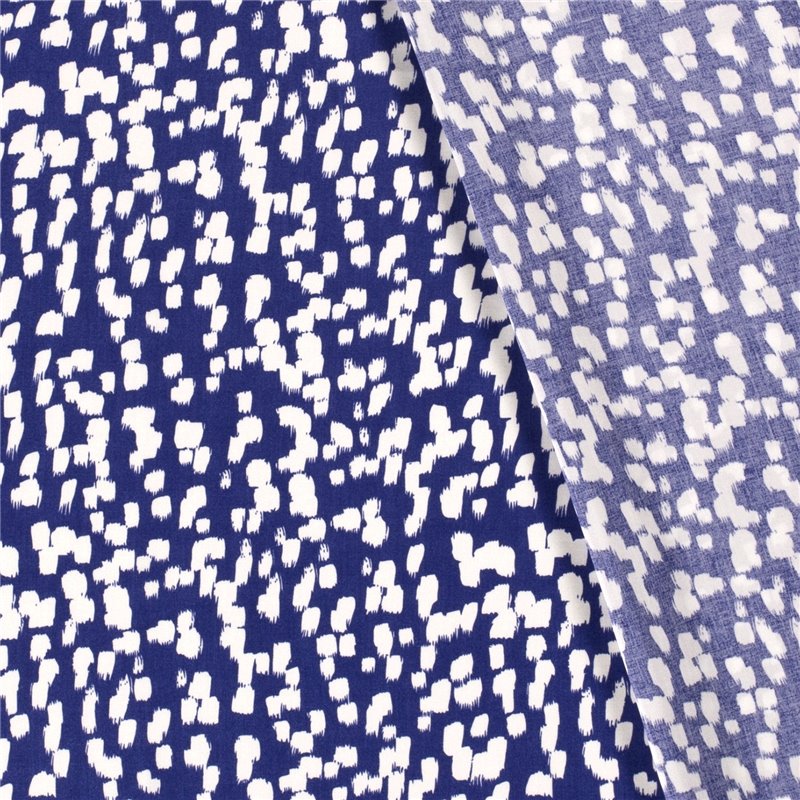 VISCOSE POPLIN PRINT SPOTS
