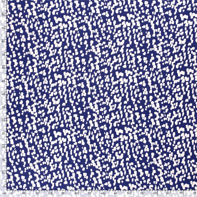 VISCOSE POPLIN PRINT SPOTS