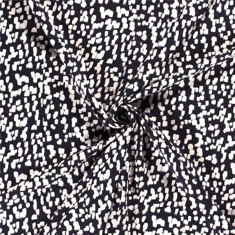 VISCOSE POPLIN PRINT SPOTS