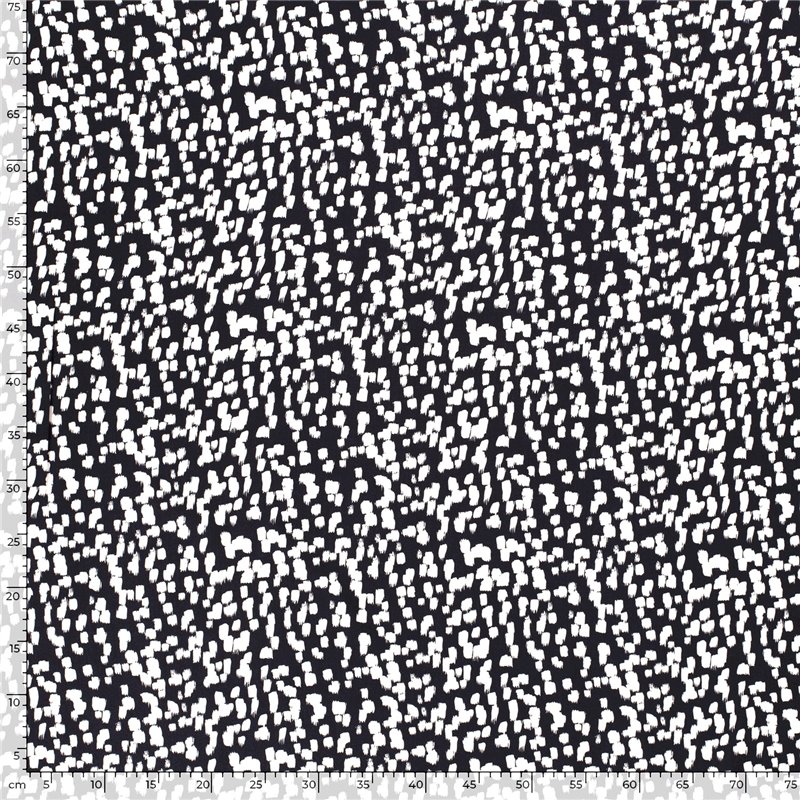VISCOSE POPLIN PRINT SPOTS