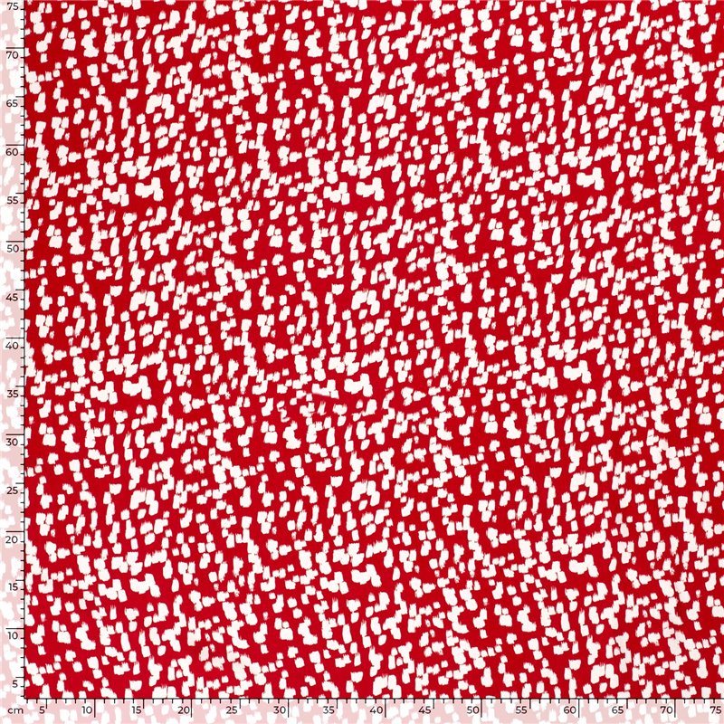 VISCOSE POPLIN PRINT SPOTS