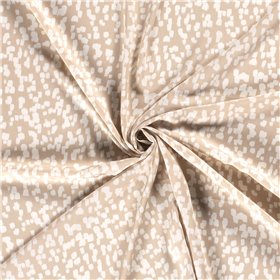 VISCOSE POPLIN PRINT SPOTS