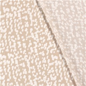 VISCOSE POPLIN PRINT SPOTS