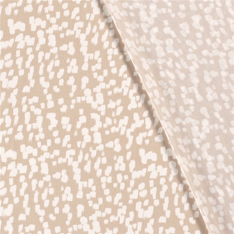 VISCOSE POPLIN PRINT SPOTS