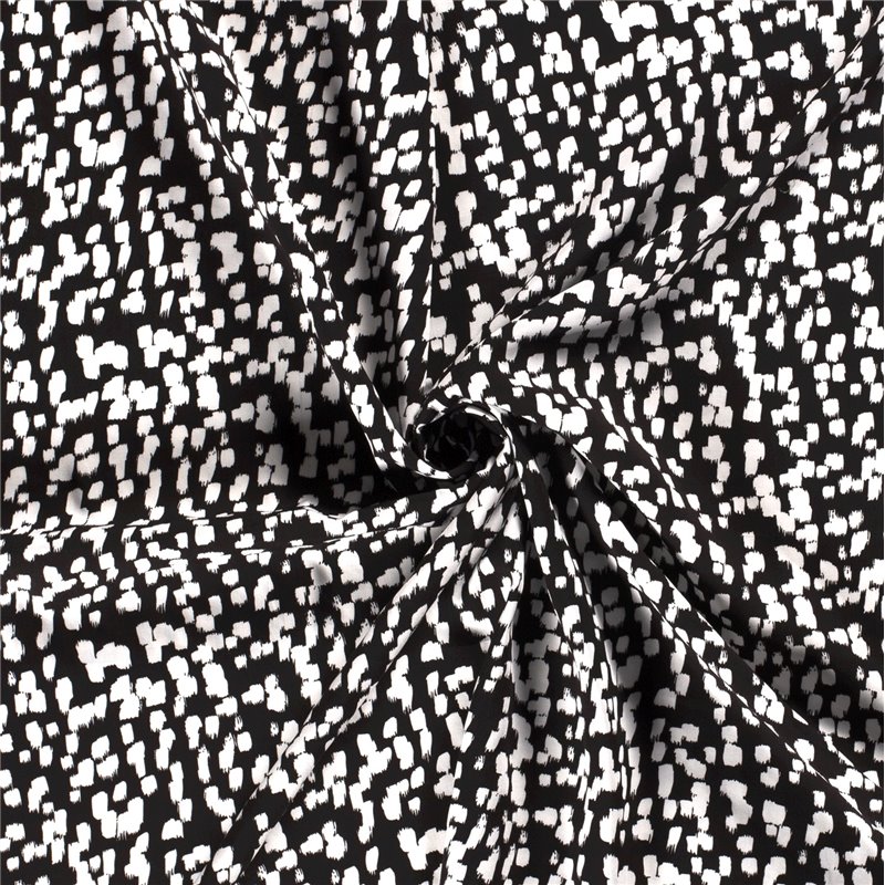 VISCOSE POPLIN PRINT SPOTS