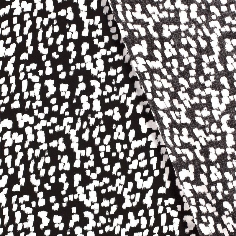 VISCOSE POPLIN PRINT SPOTS