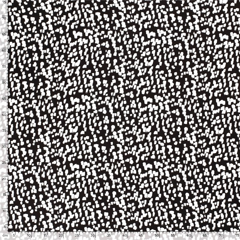 VISCOSE POPLIN PRINT SPOTS