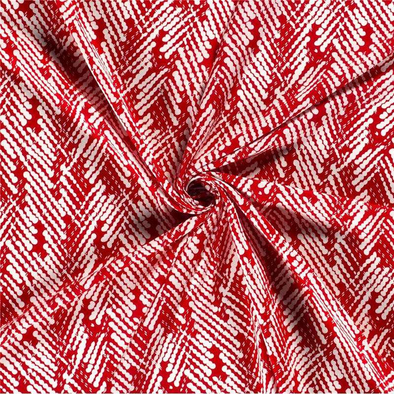 VISCOSE POPLIN PRINT SPOTS