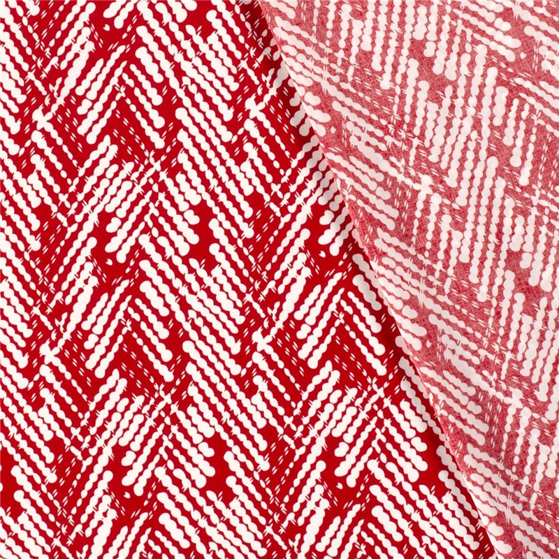 VISCOSE POPLIN PRINT SPOTS
