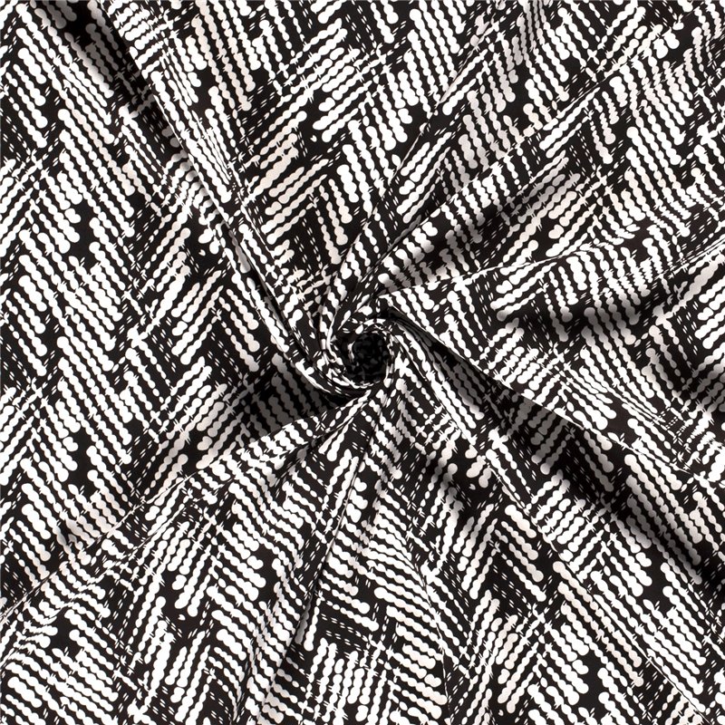 VISCOSE POPLIN PRINT SPOTS