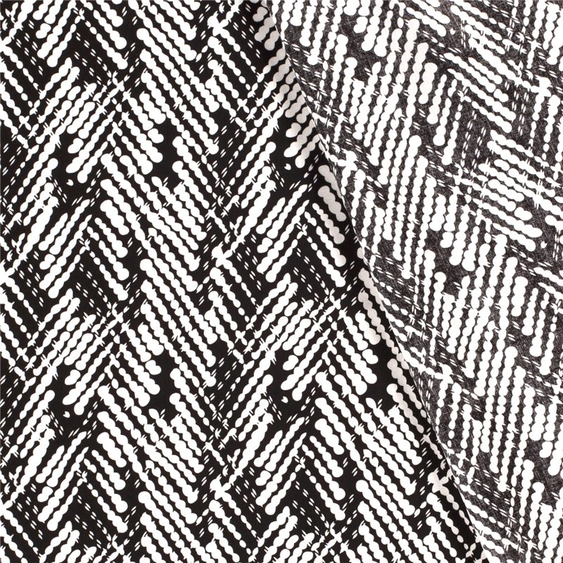 VISCOSE POPLIN PRINT SPOTS