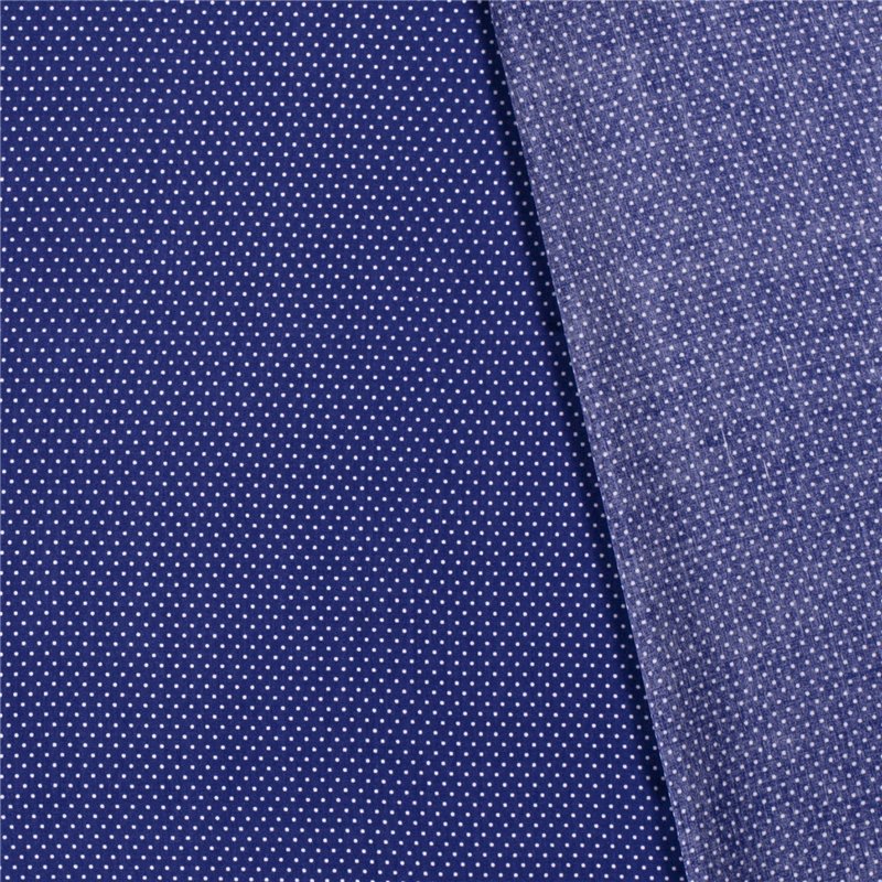 VISCOSE POPLIN PRINT DOTS