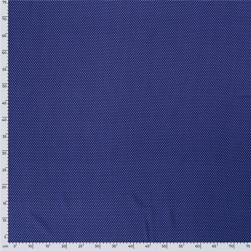 VISCOSE POPLIN PRINT DOTS