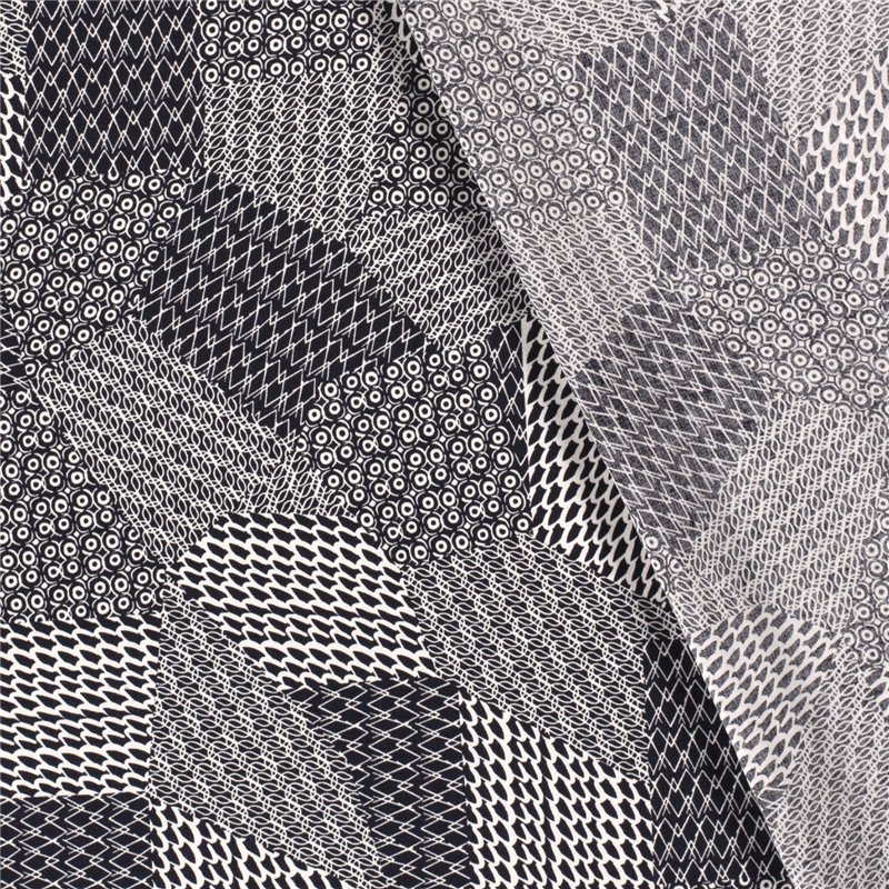 VISCOSE POPLIN PRINT ABSTRACT