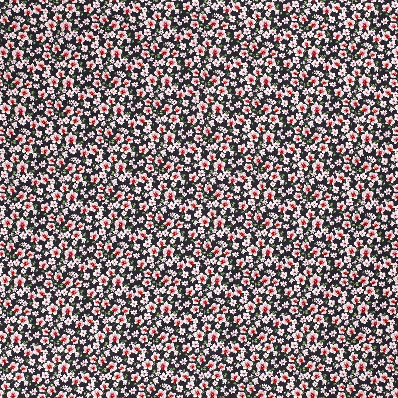 VISCOSE POPLIN PRINT FLOWERS