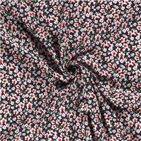 VISCOSE POPLIN PRINT FLOWERS