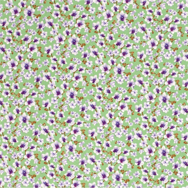 VISCOSE POPLIN PRINT FLOWERS