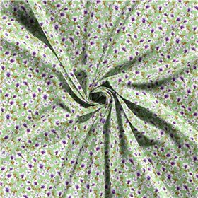 VISCOSE POPLIN PRINT FLOWERS