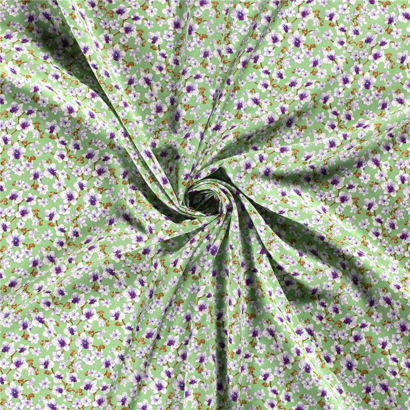 VISCOSE POPLIN PRINT FLOWERS