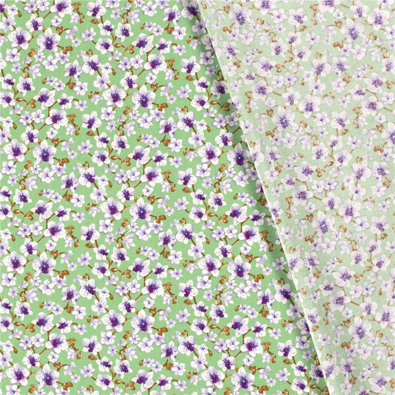 VISCOSE POPLIN PRINT FLOWERS