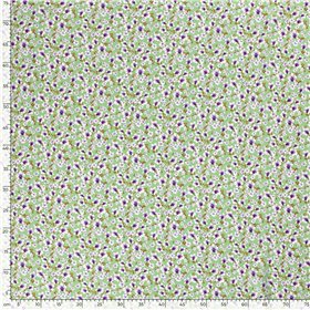 VISCOSE POPLIN PRINT FLOWERS