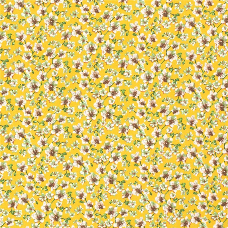 VISCOSE POPLIN PRINT FLOWERS