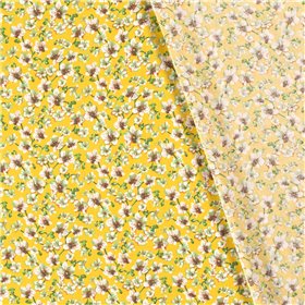 VISCOSE POPLIN PRINT FLOWERS