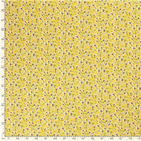 VISCOSE POPLIN PRINT FLOWERS