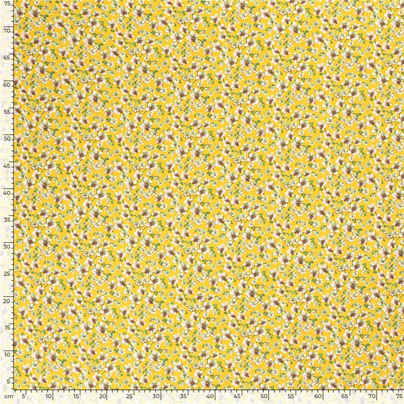 VISCOSE POPLIN PRINT FLOWERS