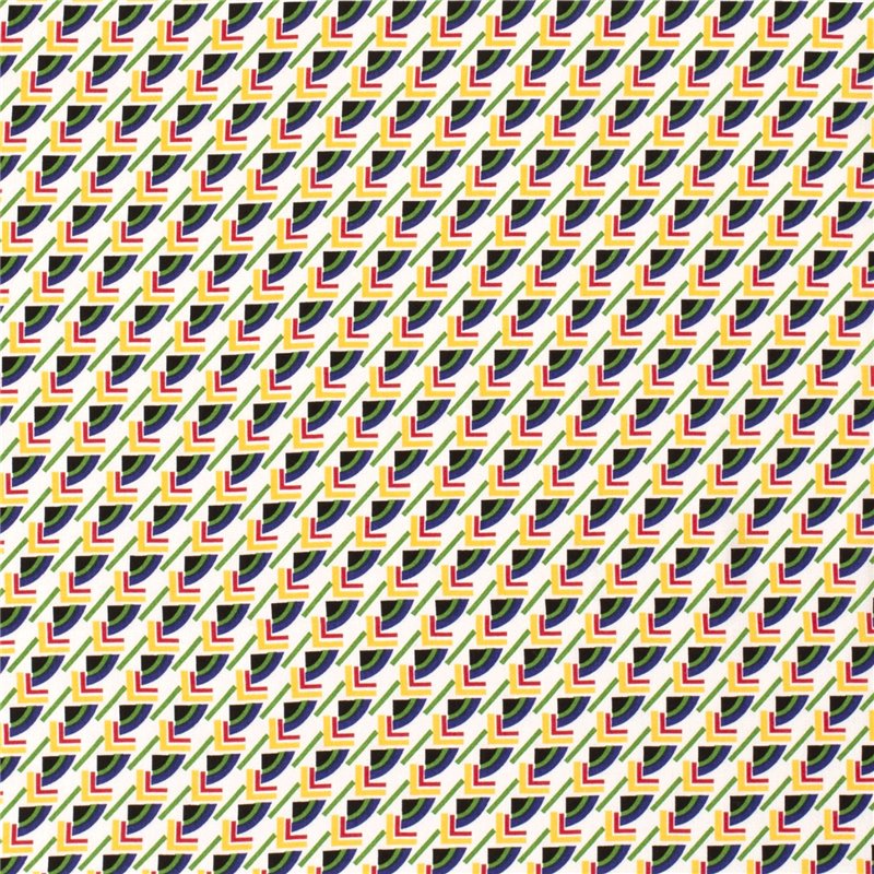VISCOSE POPLIN PRINT ABSTRACT