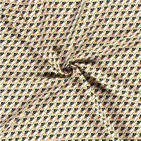 VISCOSE POPLIN PRINT ABSTRACT