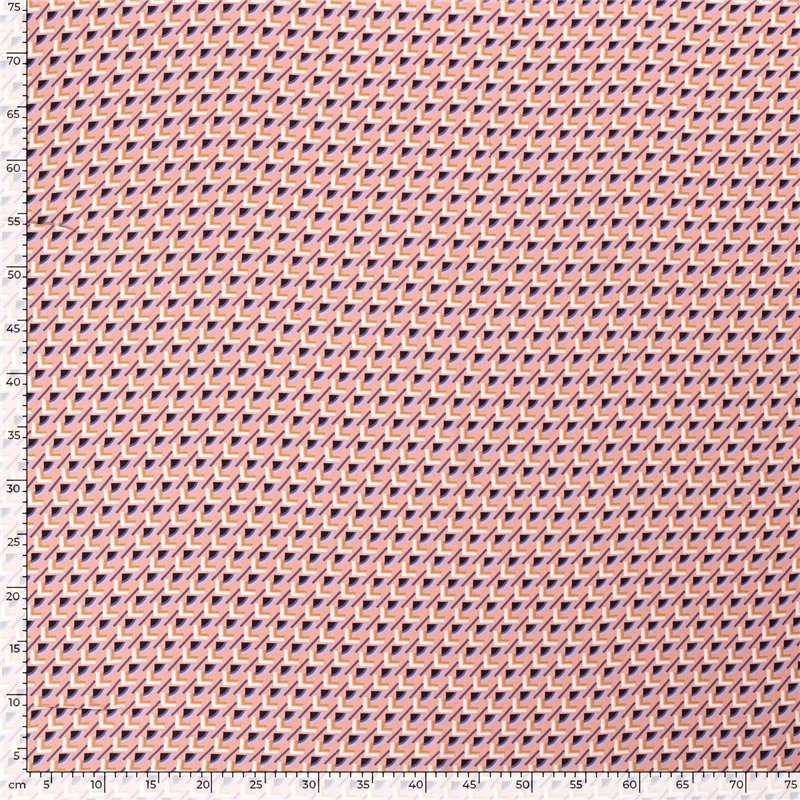 VISCOSE POPLIN PRINT ABSTRACT