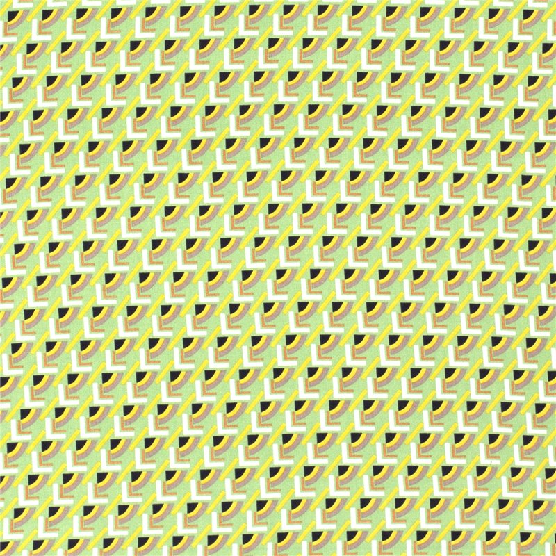 VISCOSE POPLIN PRINT ABSTRACT