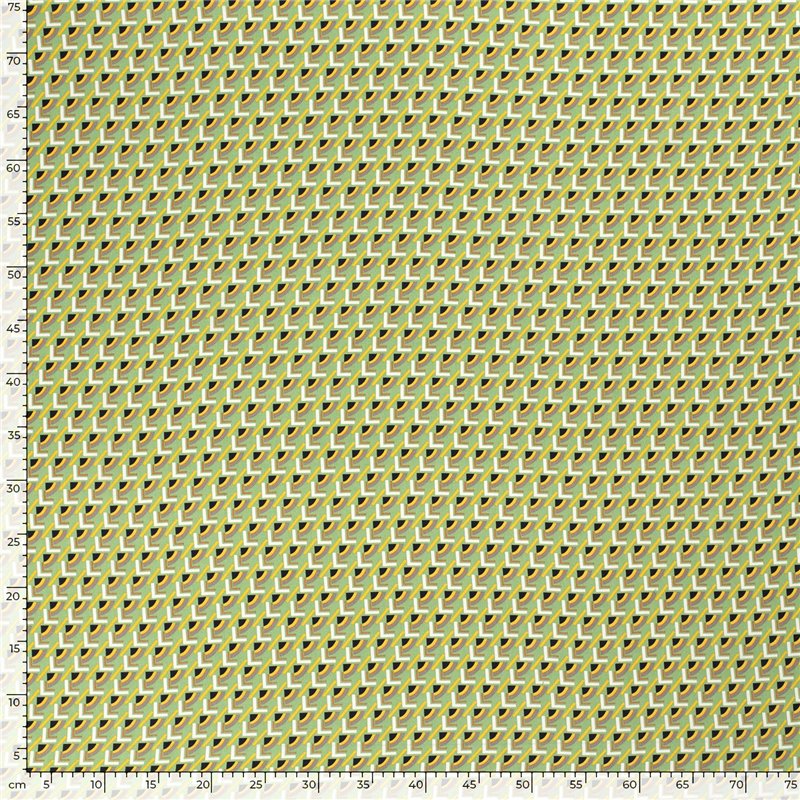 VISCOSE POPLIN PRINT ABSTRACT